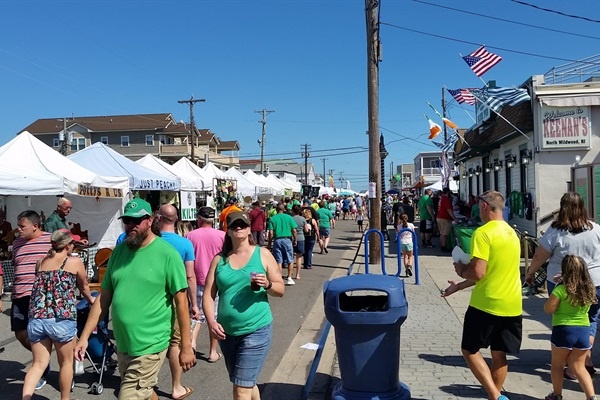 Experience local fun—Irish Weekend fills the streets with live music, food, and pure shore energy.