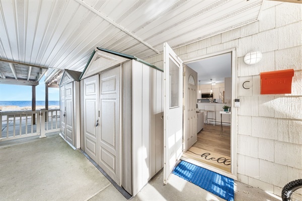 Step inside and say hello to your seaside home. The beach is just beyond the door, waiting for your footprints.