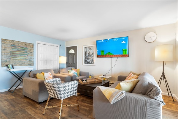 Living room with Smart TV