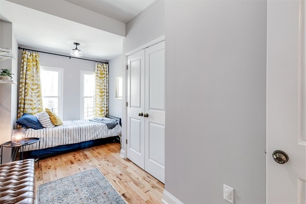 A cheerful retreat with sunshine pouring in—perfect for relaxing, reading, or streaming your favorite show.