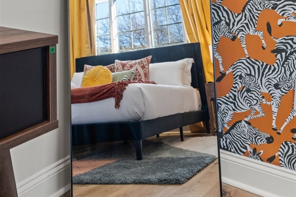 Every angle wows — thoughtful details and vibrant design create a stay that feels straight out of a boutique hotel.