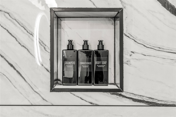 Pamper yourself with high-quality bath products designed for relaxation and a touch of indulgence.