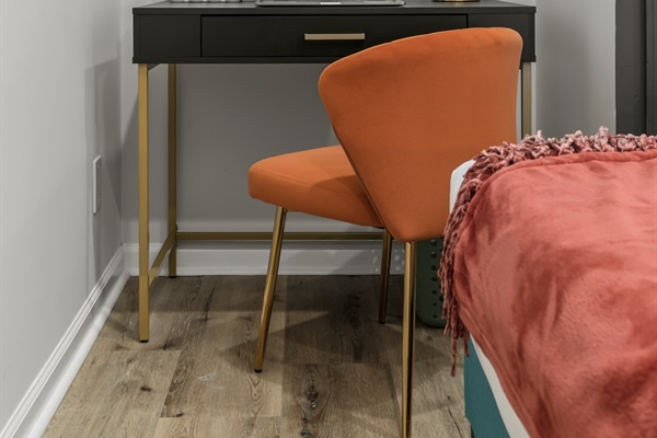 A dedicated space for work or play. Settle in and make yourself comfortable.