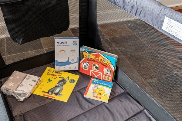 A variety of children's books and toys are available, making this home kid-friendly.