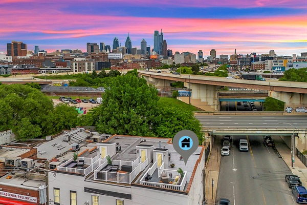 Soak in sweeping skyline views from your private rooftop — a perfect mix of comfort, design, and location.