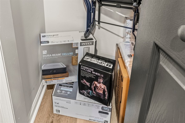 Extras for every stay — from a bonus air mattress to fitness gear, we’ve thought of every guest’s comfort.